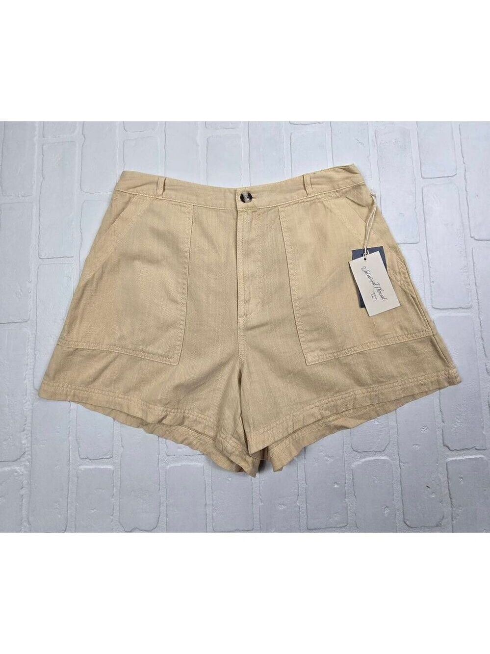 Universal Thread Tan  High Rise Utility Shorts Size 17